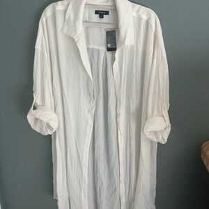 Torrid Open Front Gauze Kimono